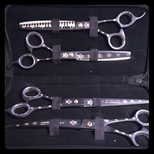 8 inch dog grooming scissors and thinning shears